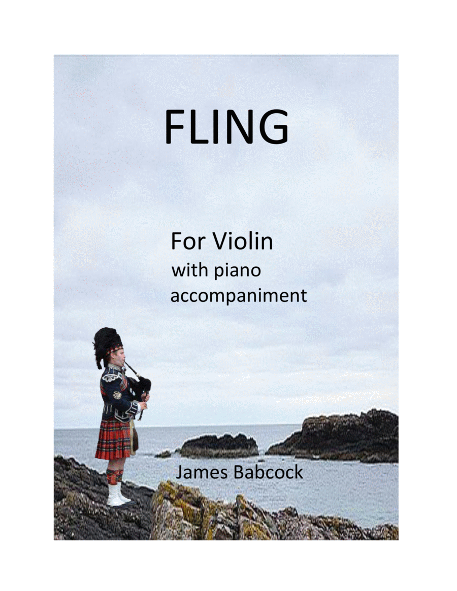 FLING Violin Solo scores gallery preview page 1