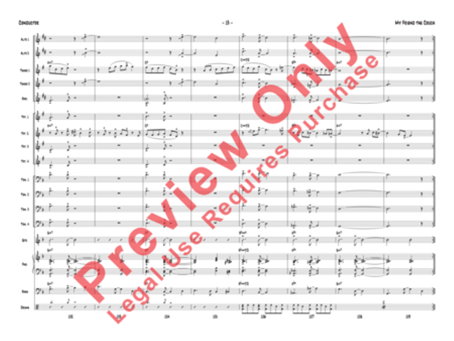 My Friend the Couch Jazz Ensemble scores gallery preview page 16