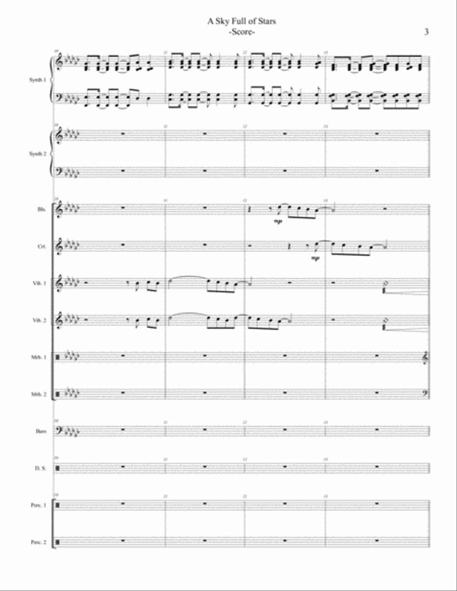 A Sky Full Of Stars School and Community scores gallery preview page 3
