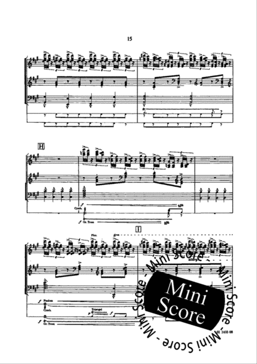 Variations on a Dutch Folksong Concert Band scores gallery preview page 19