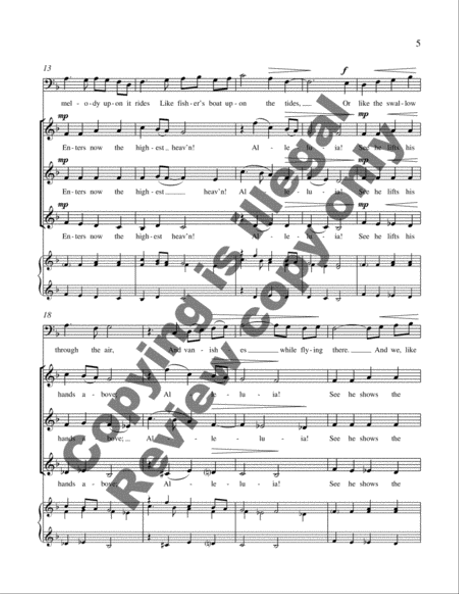 Time and Music SSA scores gallery preview page 4