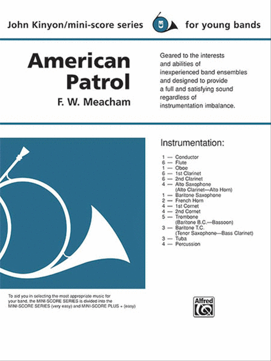 American Patrol American Patrol Concert Band scores gallery preview page 1