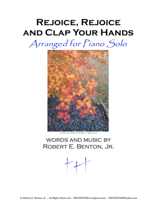 Book cover for Rejoice, Rejoice and Clap Your Hands (arranged for Piano Solo)