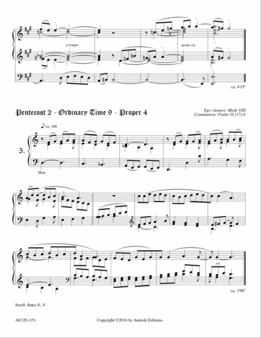 A Gregorian Liturgical Year for Organ, Volume 3 Organ scores gallery preview page 26