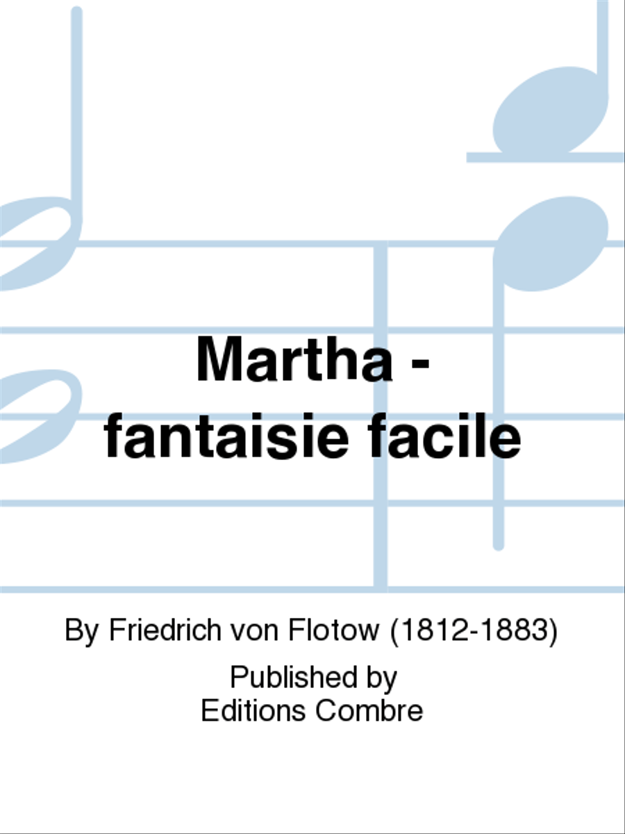 Martha - Fantaisie facile Violin Solo scores gallery preview page 1