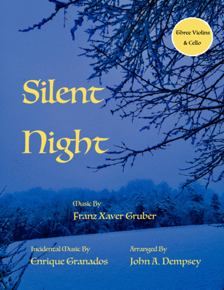 Book cover for Silent Night (String Quartet for Three Violins and Cello)