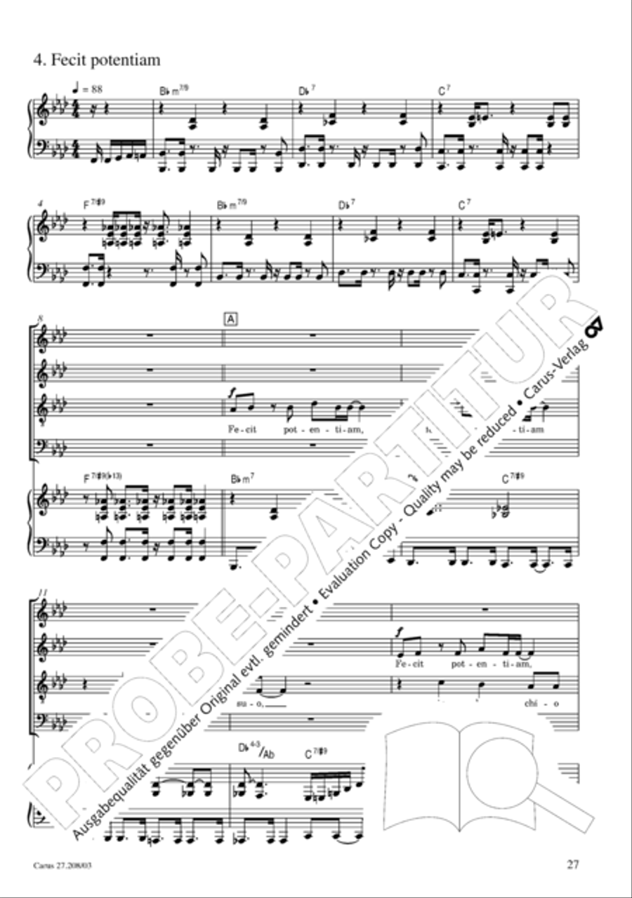 Magnificat Magnificat 4-Part scores gallery preview page 28
