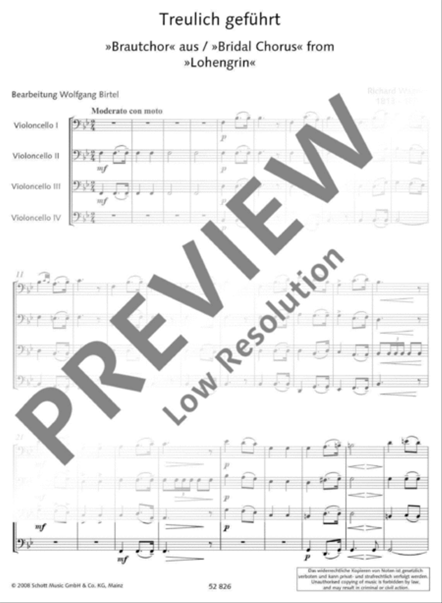 Treulich geführt Choir scores gallery preview page 4