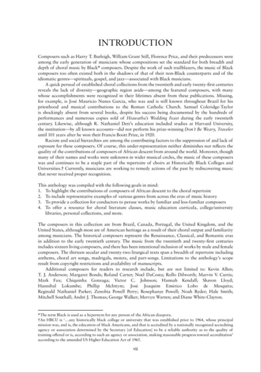 The Oxford Book of Choral Music by Black Composers 4-Part scores gallery preview page 4