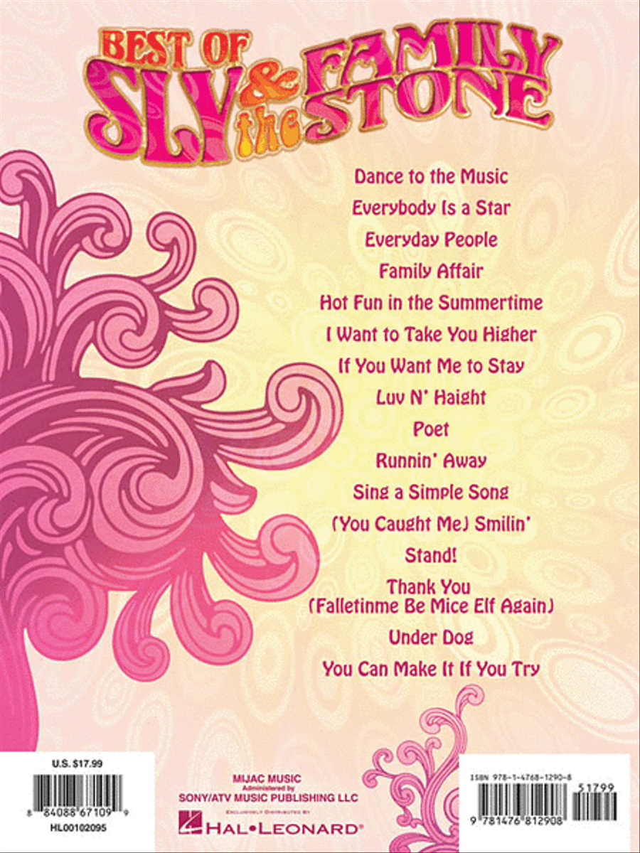 Best of Sly & the Family Stone Piano, Vocal, Guitar scores gallery preview page 2