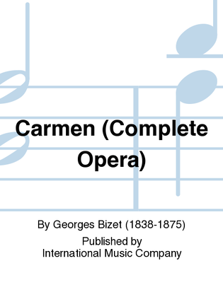 Carmen. Complete Opera (French) Hard-Bound