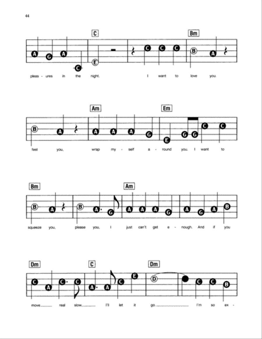 I'm So Excited Electronic Keyboard scores gallery preview page 2