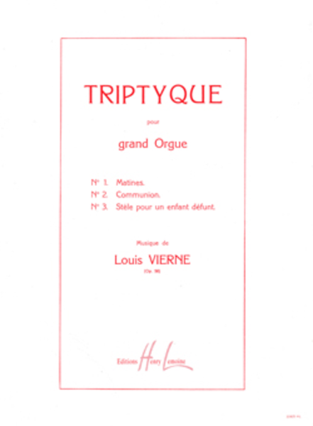Triptyque Op. 58