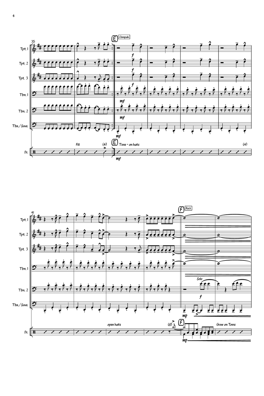 All The Small Things Small Ensemble scores gallery preview page 4