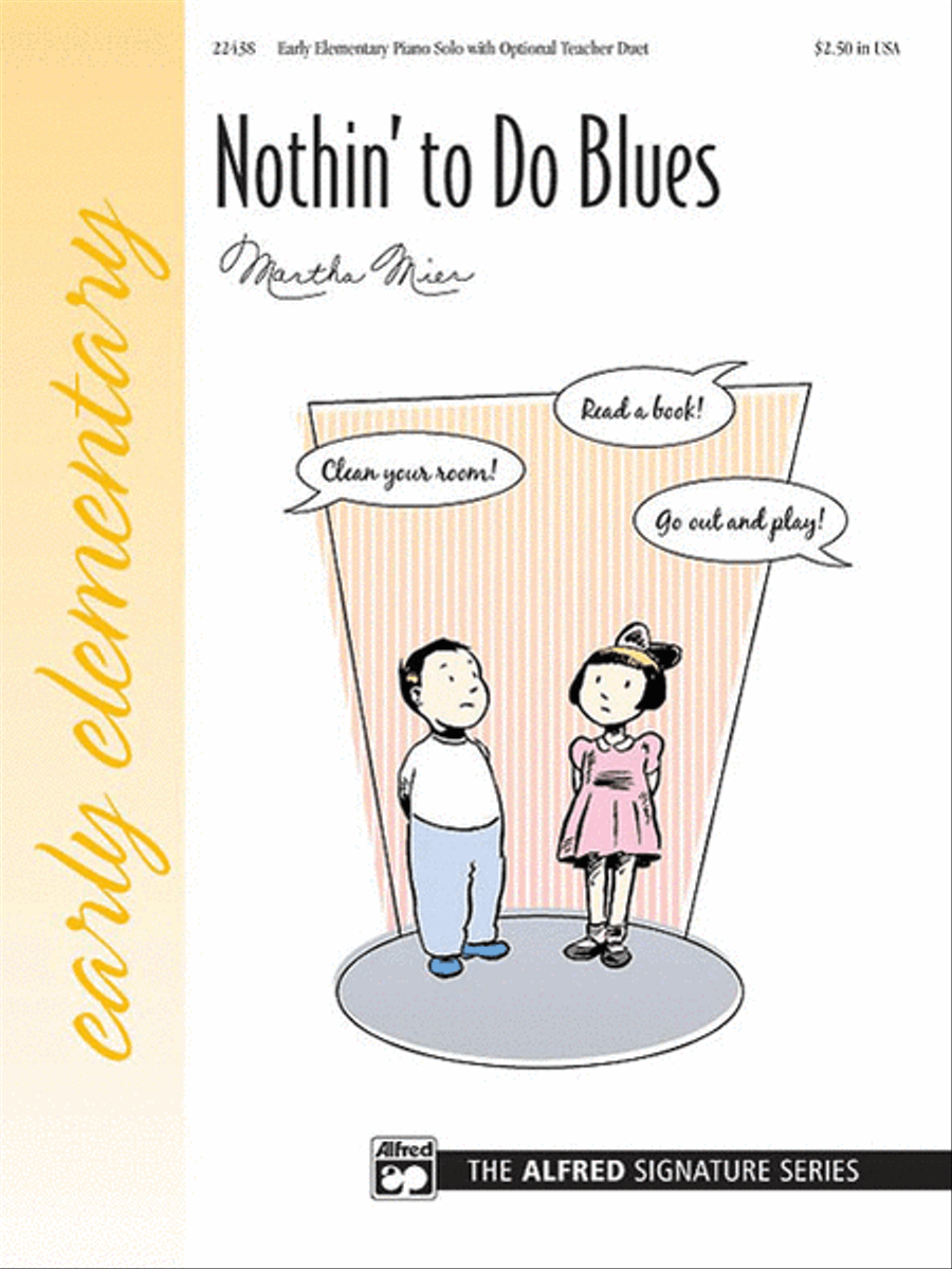 Nothin' to Do Blues Easy Piano scores gallery preview page 1