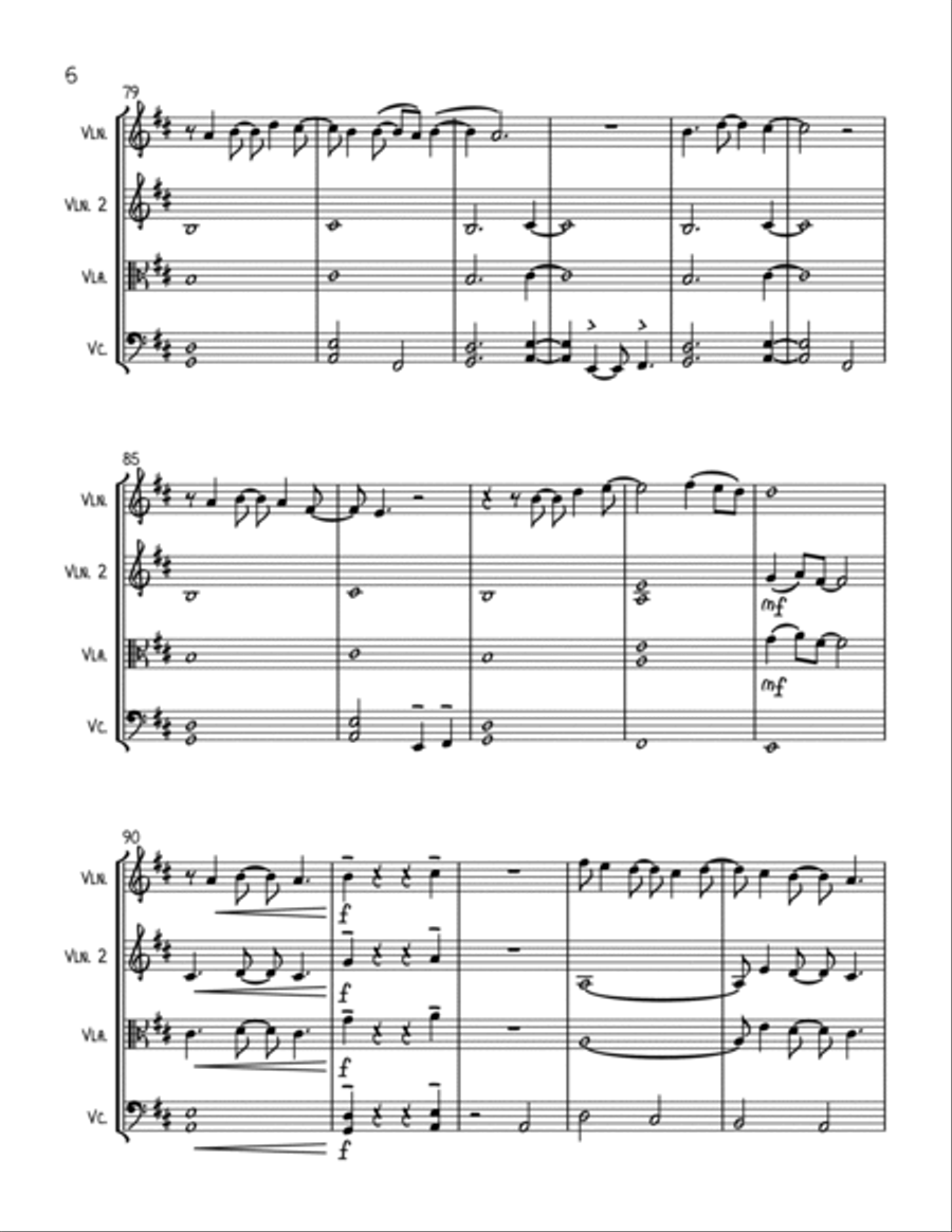 Human Nature Human Nature String Trio scores gallery preview page 6