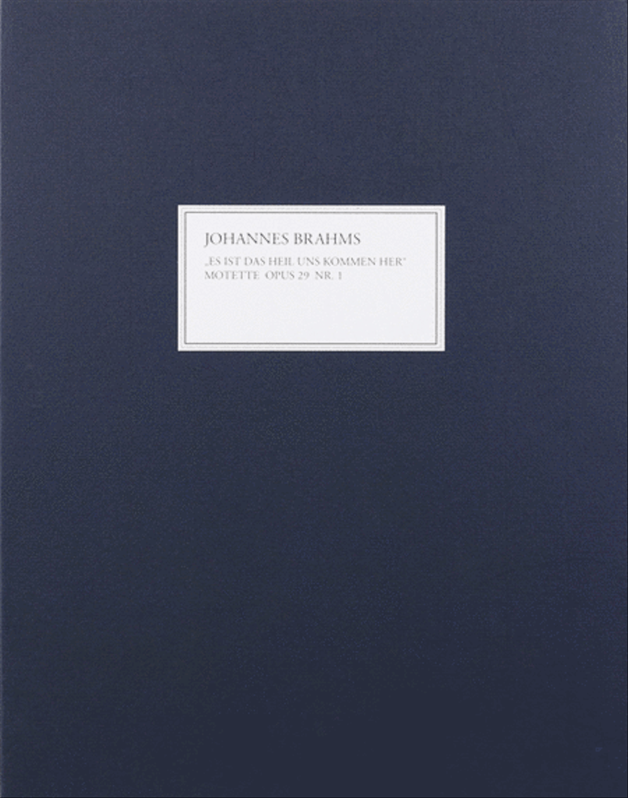 Motet Op. 29, No. 1 Motet Op. 29, No. 1 Piano Solo scores gallery preview page 1