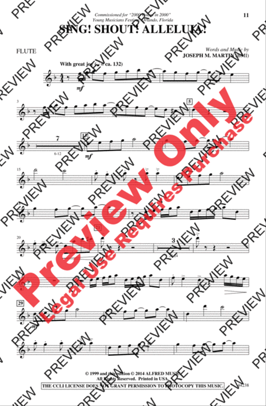 Sing! Shout! Alleluia! Sing! Shout! Alleluia! 4-Part scores gallery preview page 11
