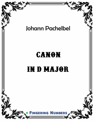 Pachelbel Canon In D Major