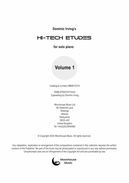 Hi-Tech Etudes Volume 1 image number null