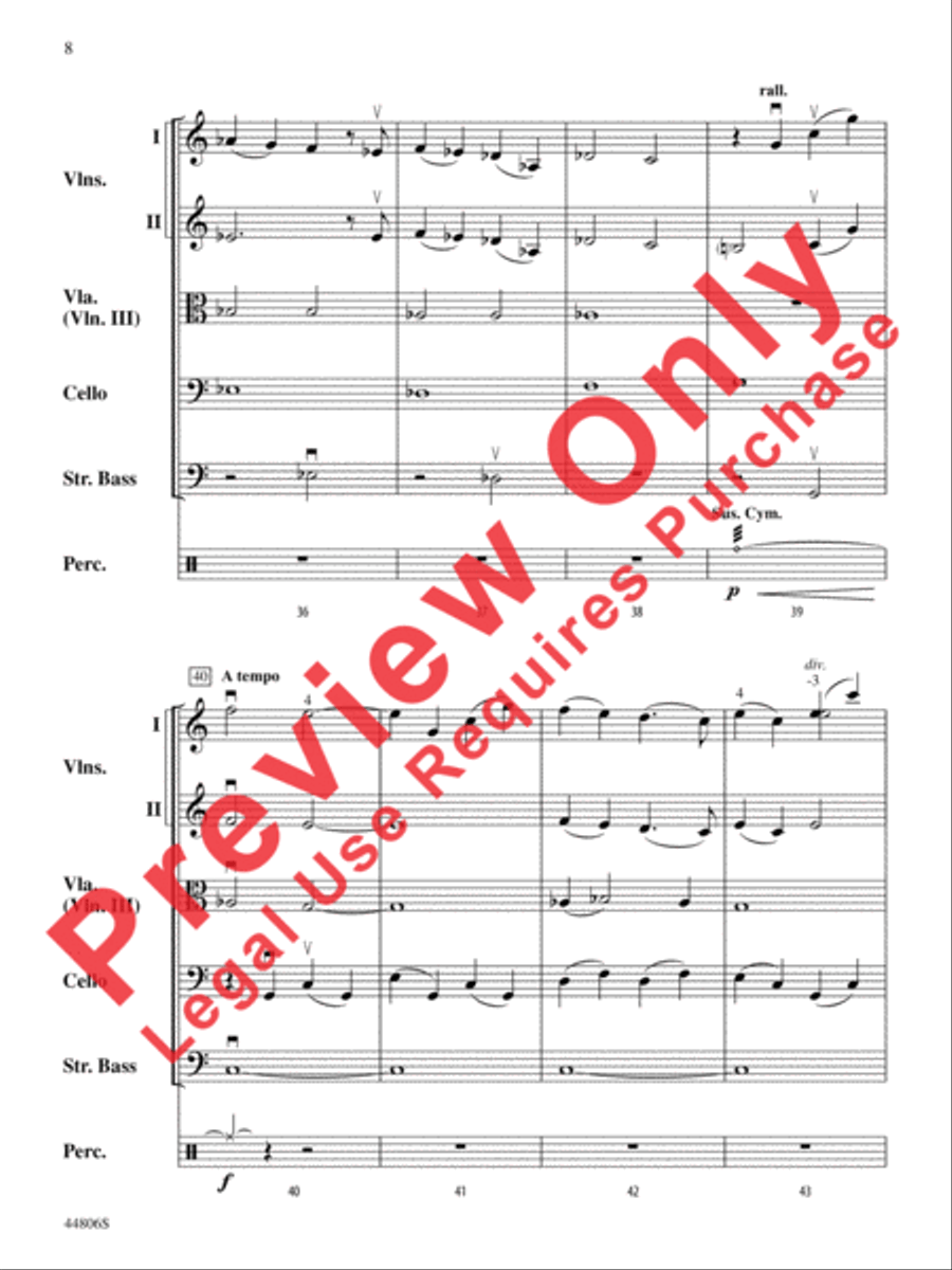 Star Wars Heroes String Orchestra scores gallery preview page 9