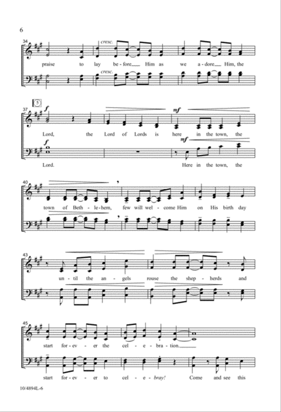 Tiny Miracle 4-Part scores gallery preview page 6