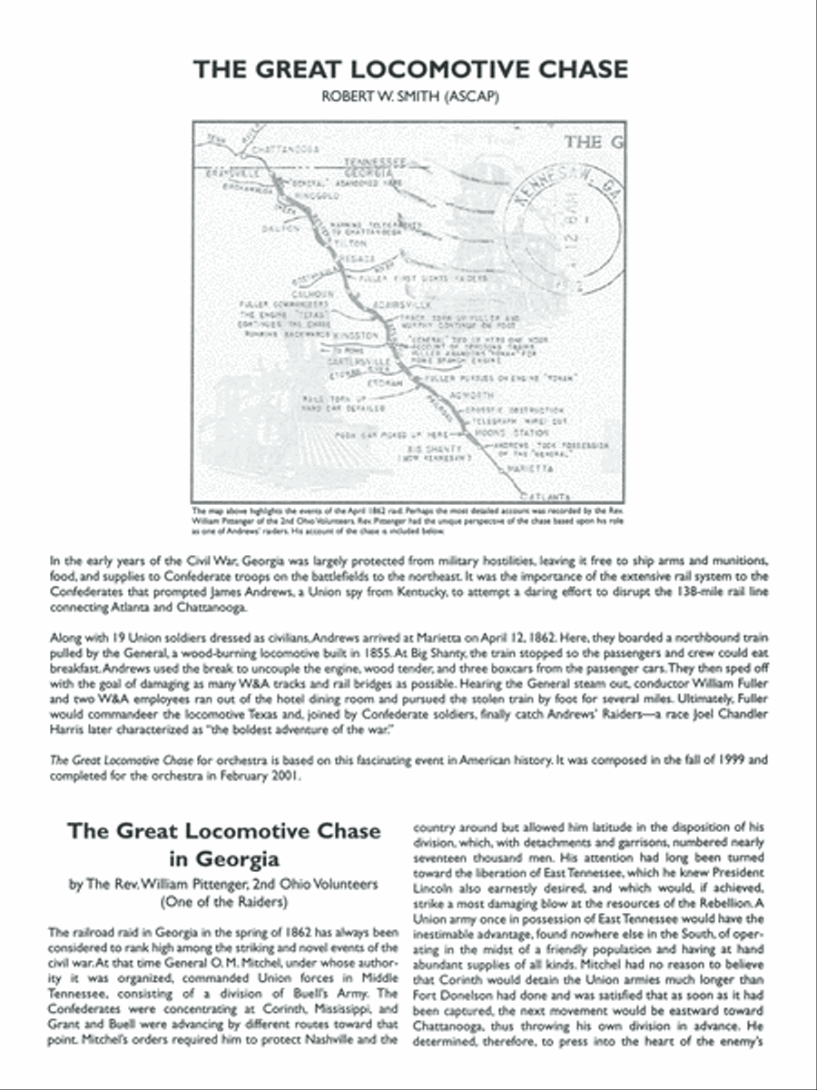 The Great Locomotive Chase: Score Full Orchestra scores gallery preview page 2
