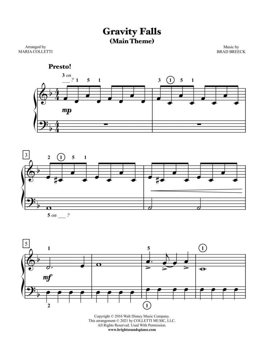 Gravity sale falls piano