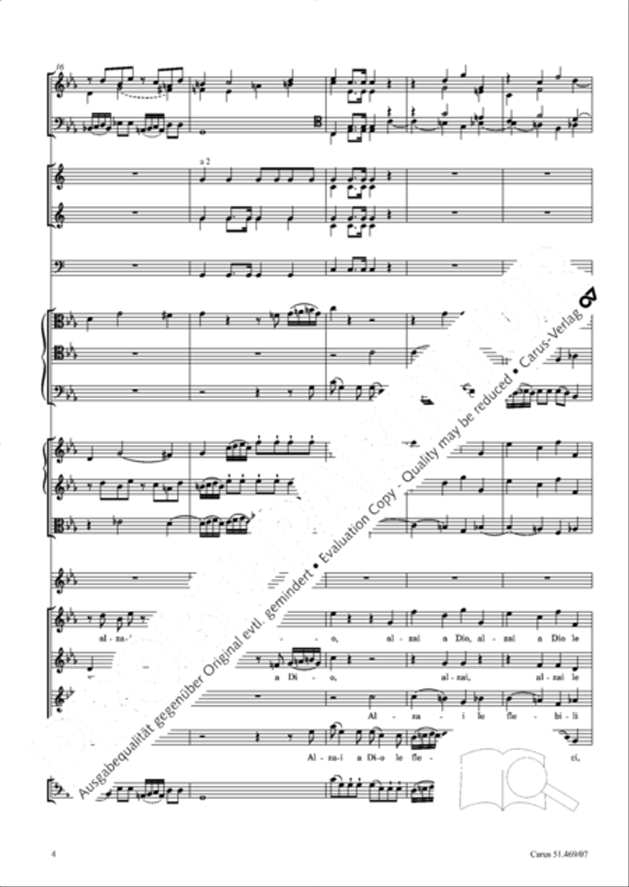 Davide penitente 4-Part scores gallery preview page 17