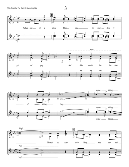 This Could Be The Start Of Something Big by Aretha Franklin SSAA - Digital Sheet Music