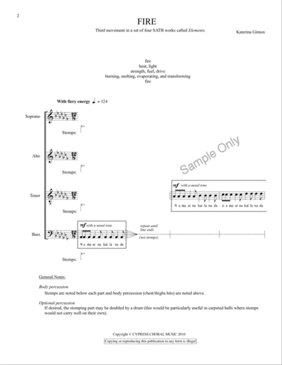 Fire 4-Part scores gallery preview page 2