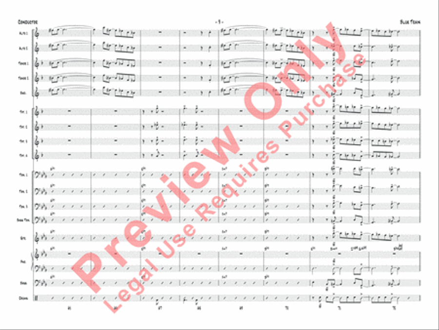Blue Train Blue Train Jazz Ensemble scores gallery preview page 12