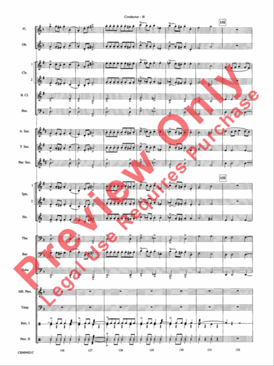 Harry Potter and the Prisoner of Azkaban, Selections from Concert Band scores gallery preview page 21