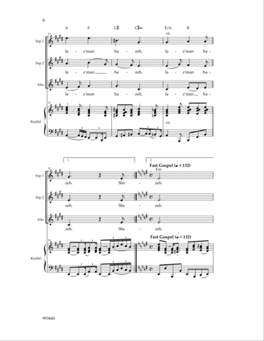 Shehecheyanu SSA scores gallery preview page 4