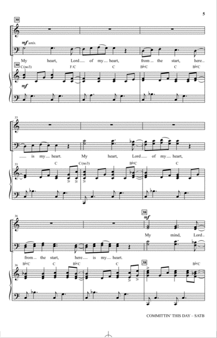 Committin' This Day 4-Part scores gallery preview page 4