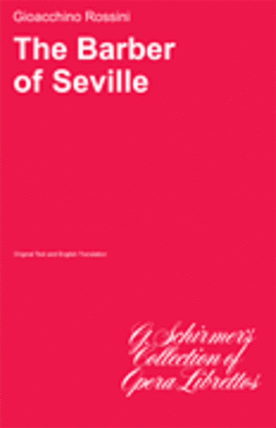 Il barbiere di Siviglia Voice scores gallery preview page 1