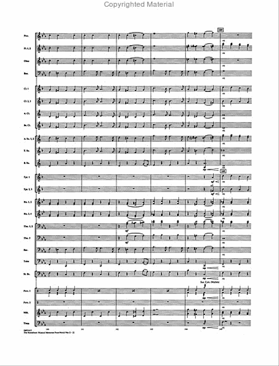 The Homefront: Musical Memories from World War II Concert Band scores gallery preview page 4