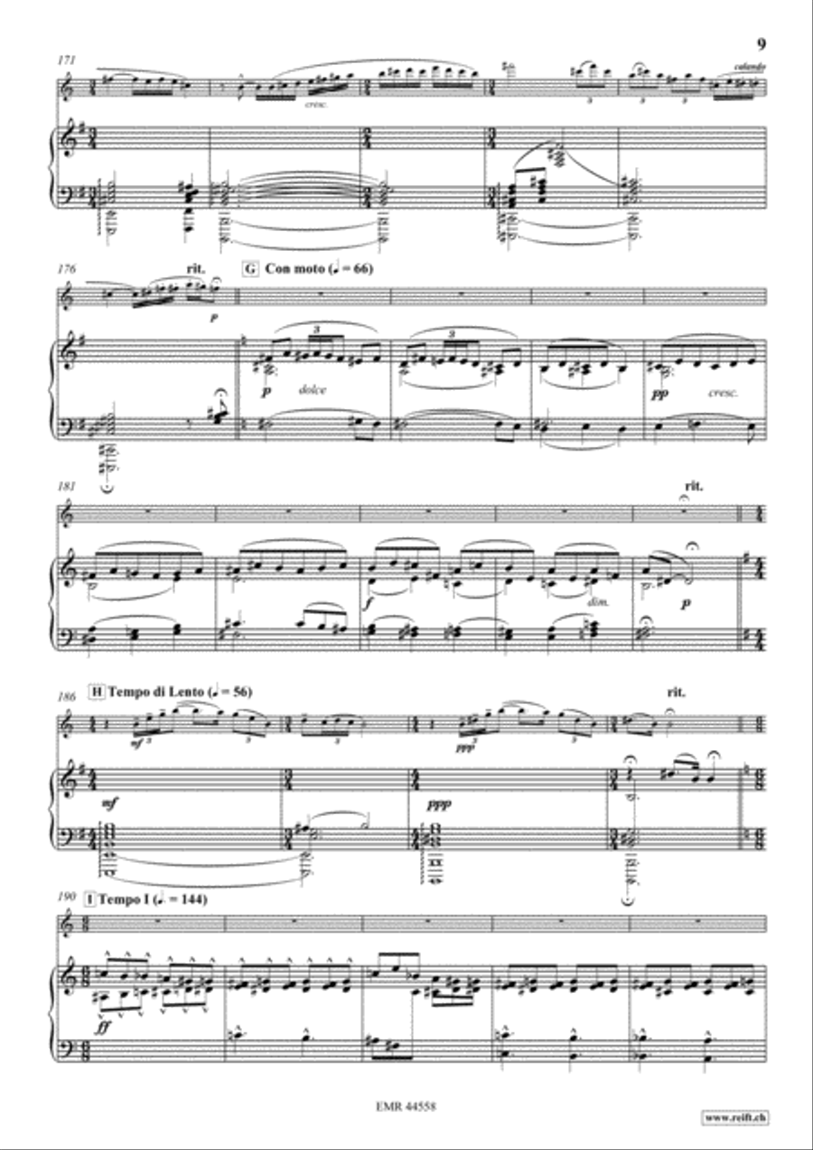 Scherzo Flute Solo scores gallery preview page 10