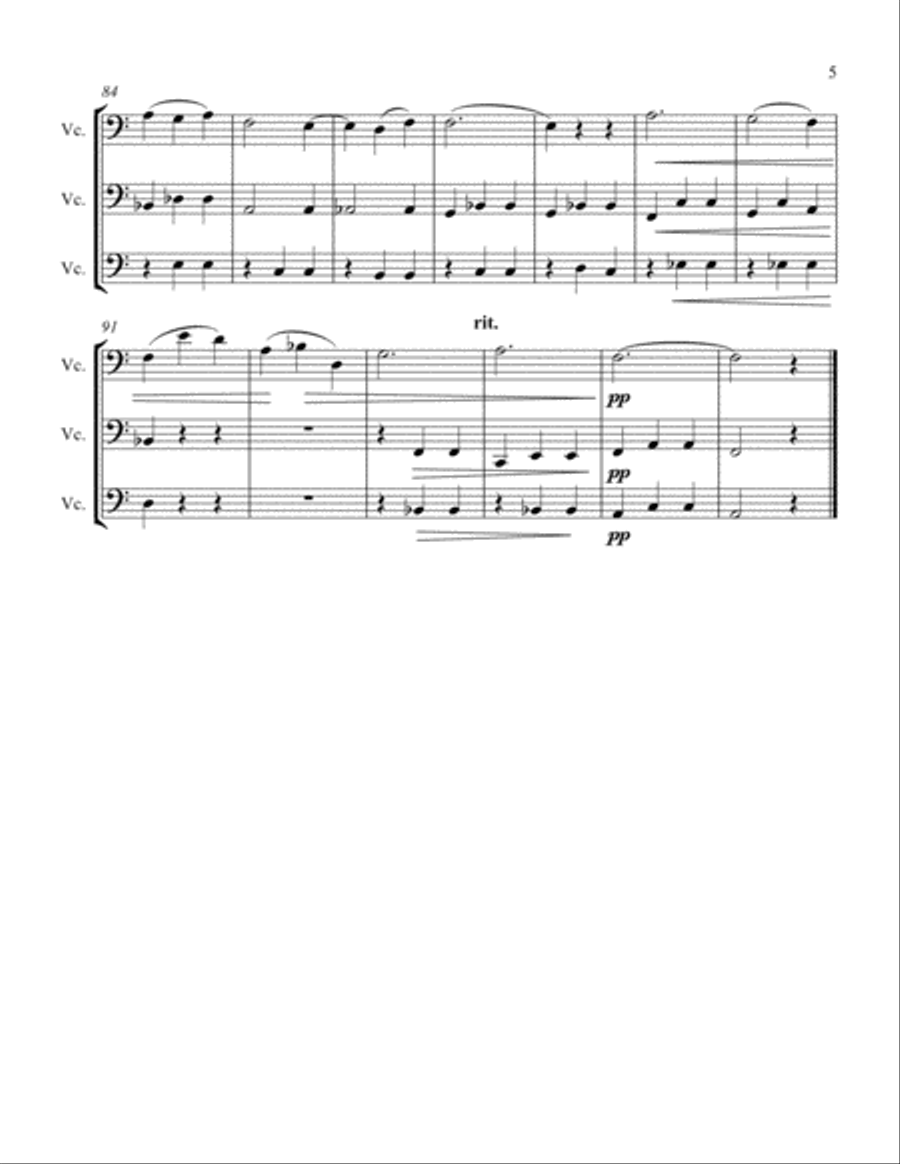 Waltz String Trio scores gallery preview page 5