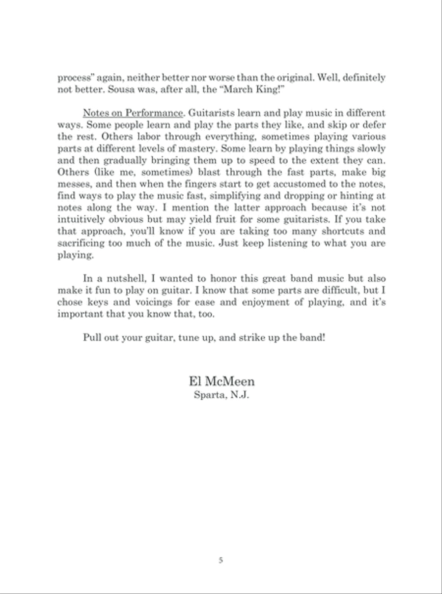 Strike Up the Band Guitar scores gallery preview page 6