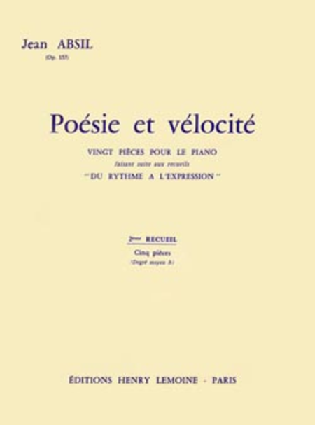 Poesie et Velocite Op. 157 - Volume 2