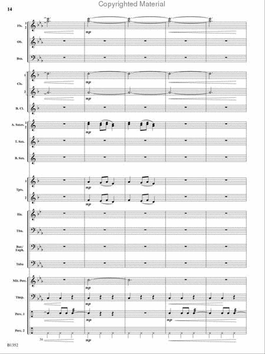 A Christmas Montage Concert Band scores gallery preview page 13