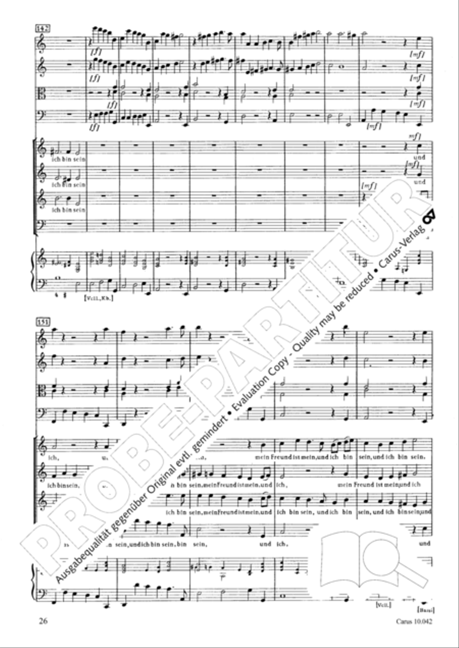 Mein Freund ist mein 4-Part scores gallery preview page 27