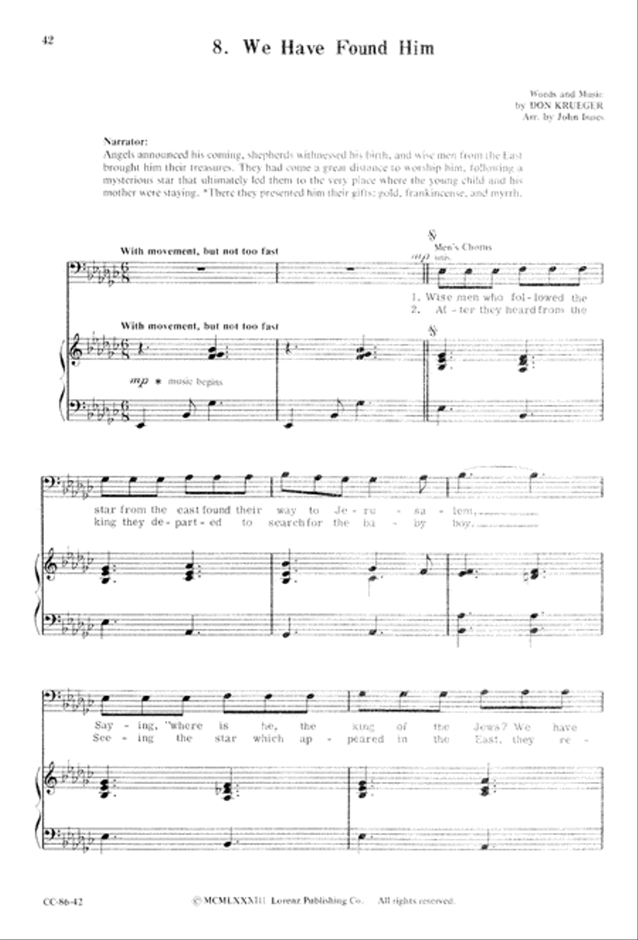 Angels' Song 4-Part scores gallery preview page 44