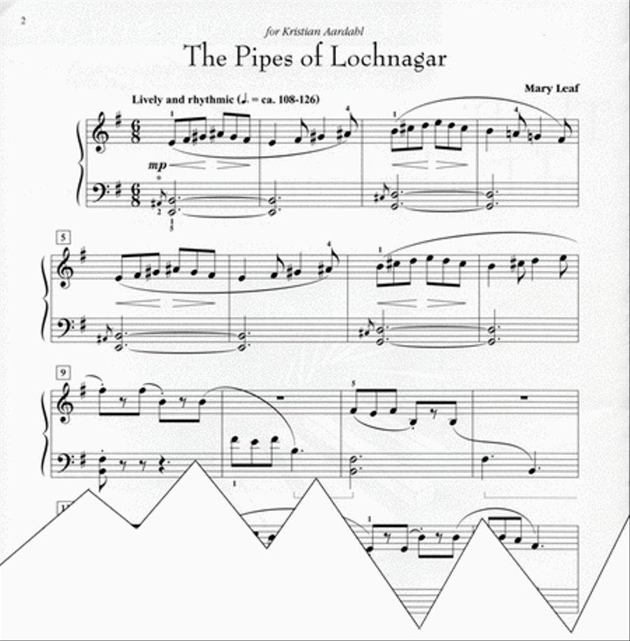 The Pipes of Lochnagar The Pipes of Lochnagar Piano Solo scores gallery preview page 3