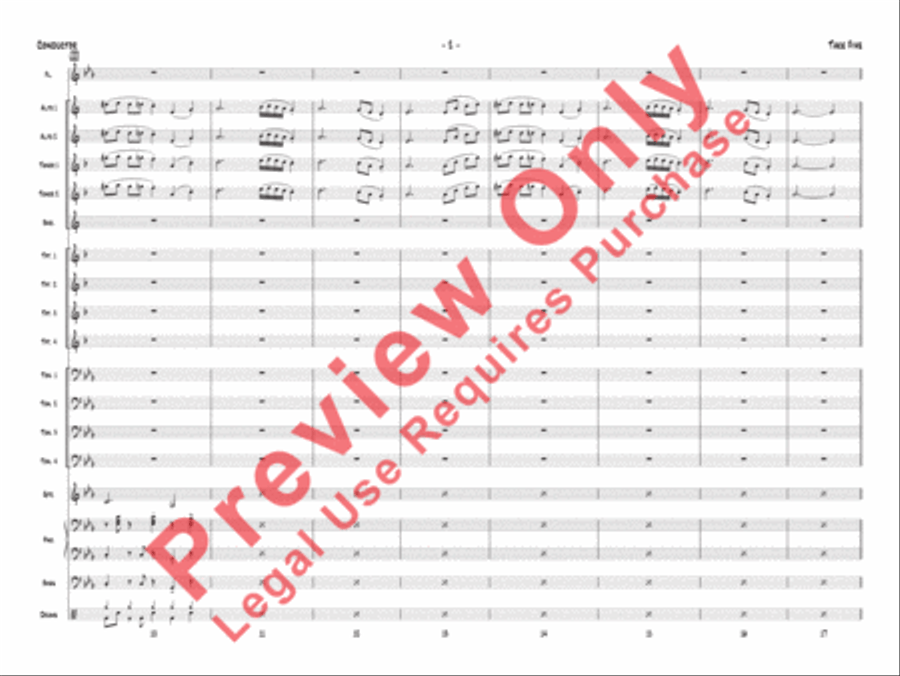 Take Five Jazz Ensemble scores gallery preview page 6