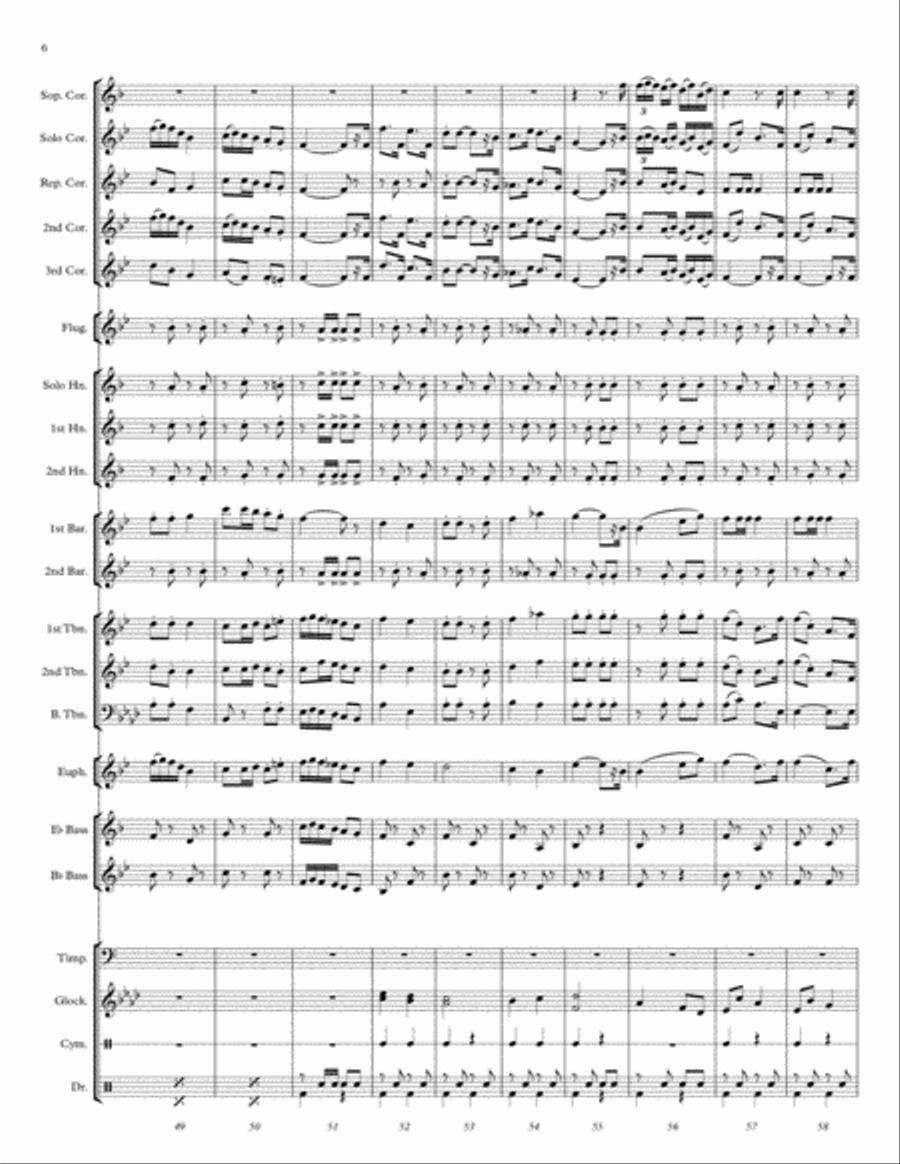 Karussellbrise Karussellbrise Brass Band scores gallery preview page 7