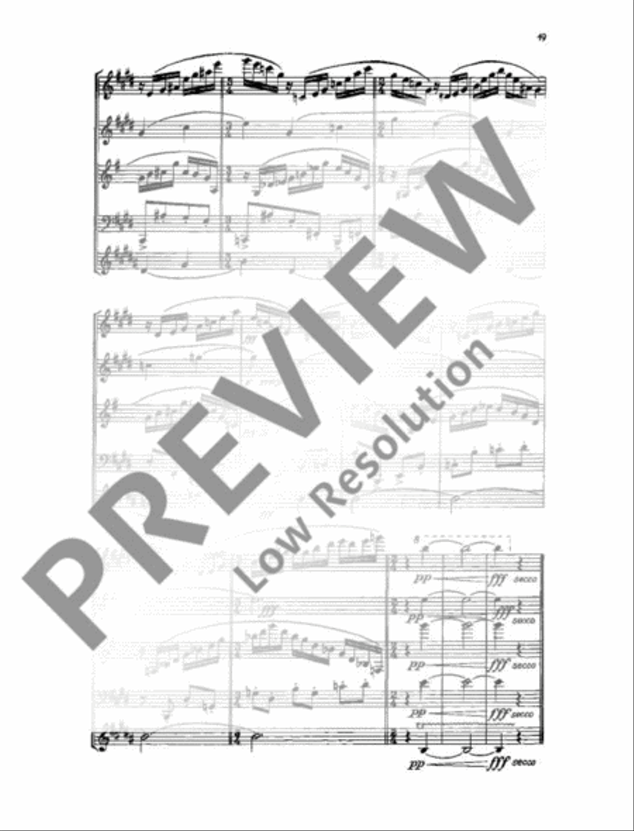 Quintet No. 1 Woodwind Quintet scores gallery preview page 20