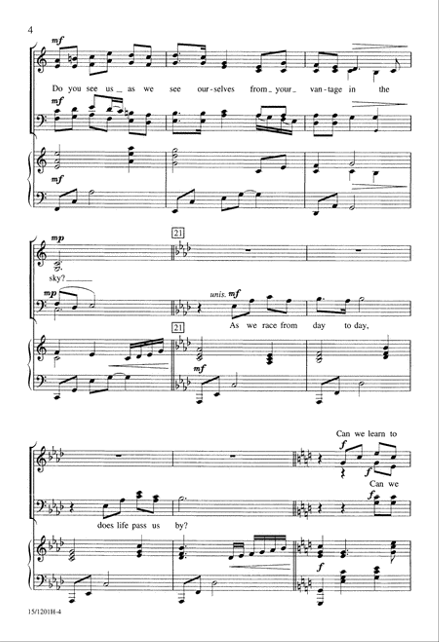Gentle Bird 4-Part scores gallery preview page 4