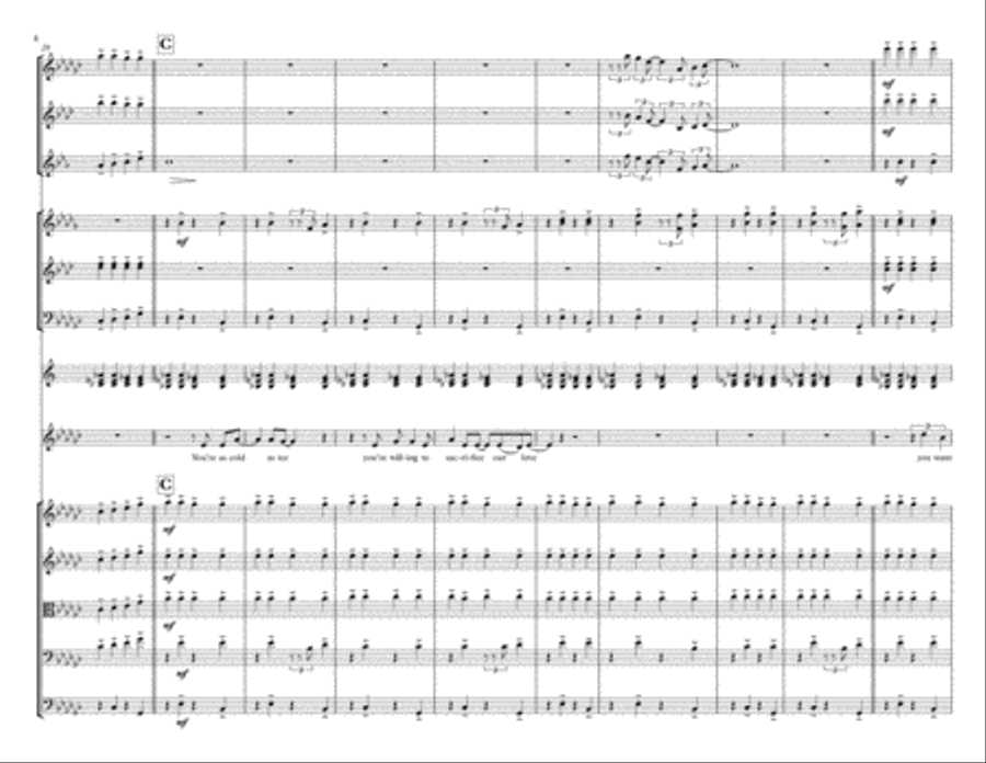 Cold As Ice Large Ensemble scores gallery preview page 4